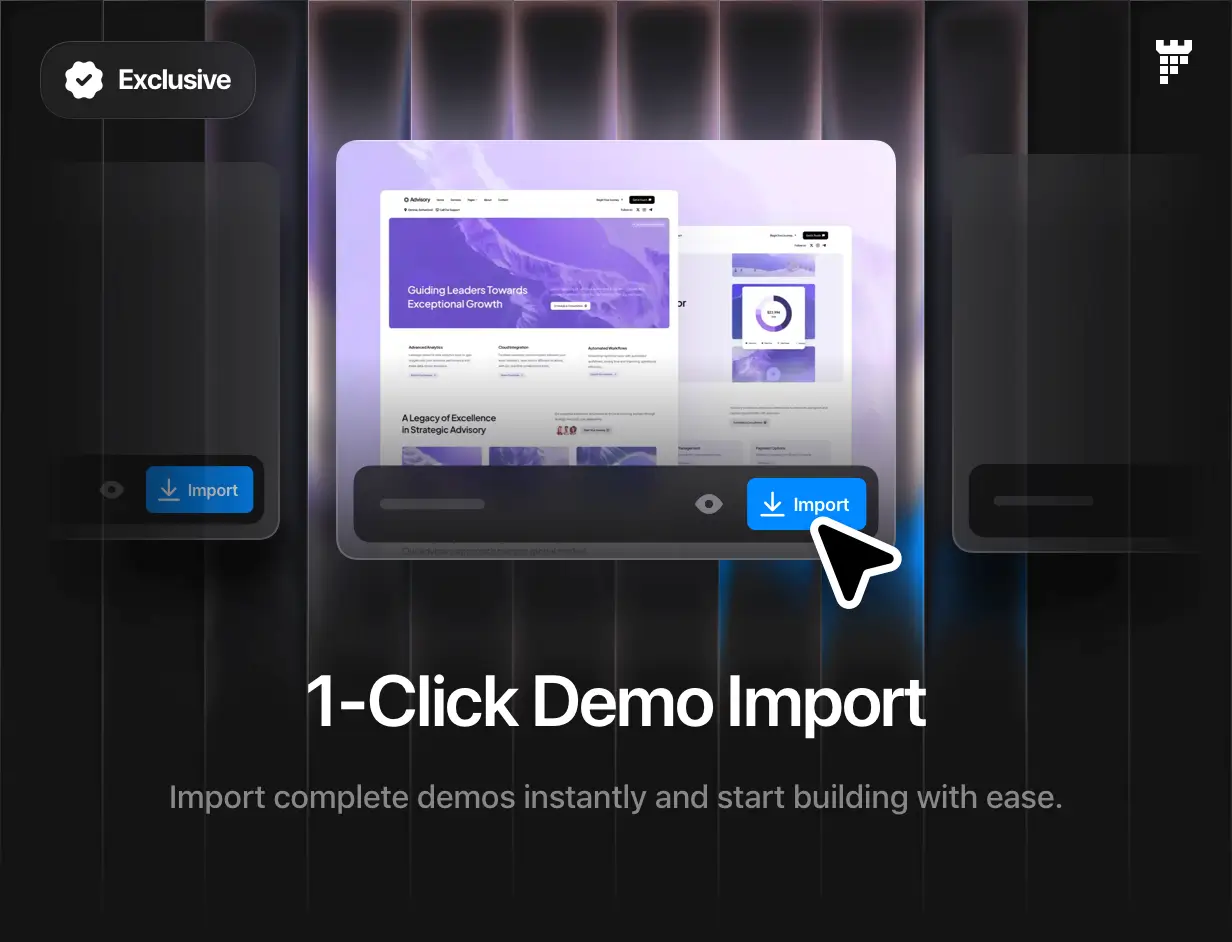 1-Click Demo Import